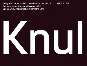 Knul Family font