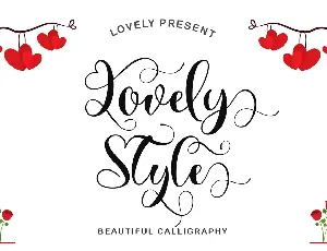 Lovely Style font