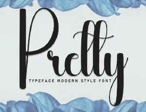 Pretty Script Typeface font