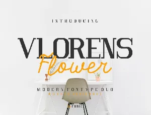Vlorens Flower font