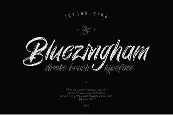 Bluezingham font