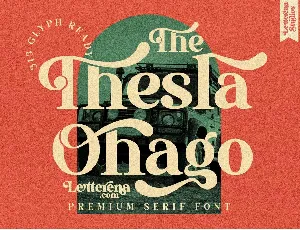 The Thesla Ohago font