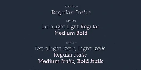 Karlo Family font