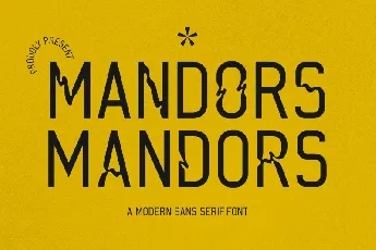 Mandors font