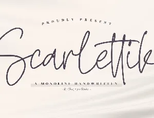 Scarlettik font