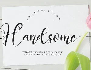 Handsome font