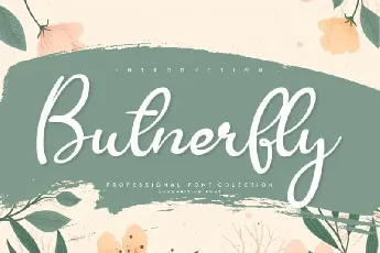 Butnerfly Script font