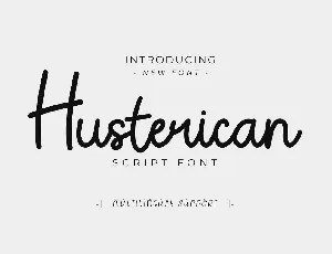 Husterican font