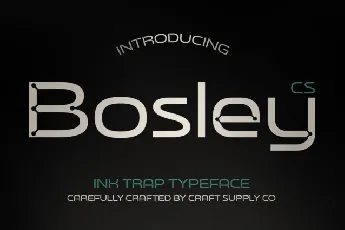 CS Bosley font