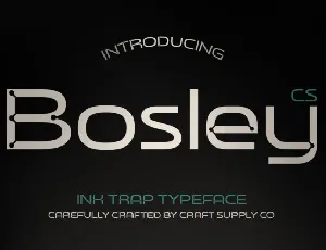 CS Bosley font