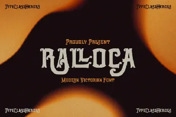 Ralloca font