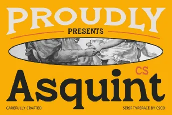 CS Asquint font