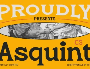 CS Asquint font