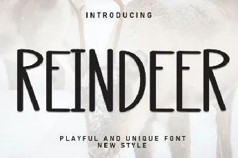 Reindeer Display font