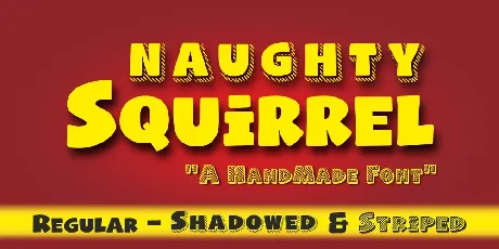 Naughty Squirrel font