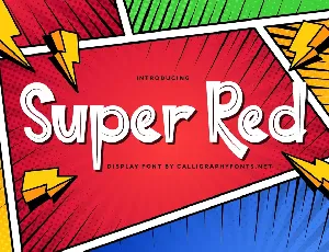 Super Red Demo font