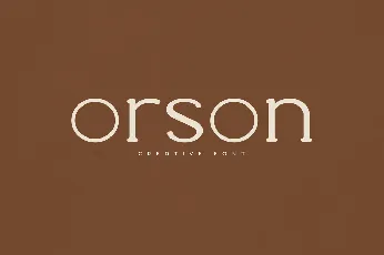 Orson font