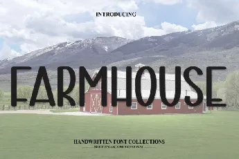 Farmhouse Display Typeface font