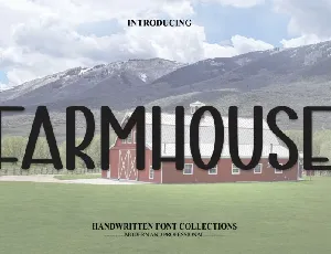 Farmhouse Display Typeface font