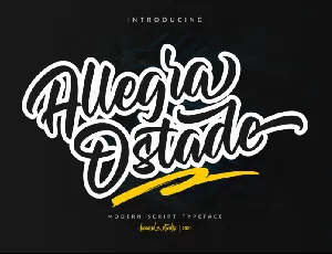 Allegra Ostade font