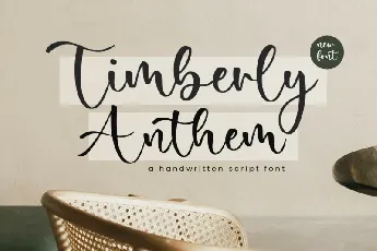 Timberly Anthem font