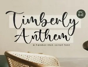 Timberly Anthem font