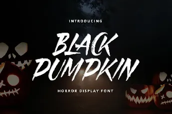 Black Pumpkin font