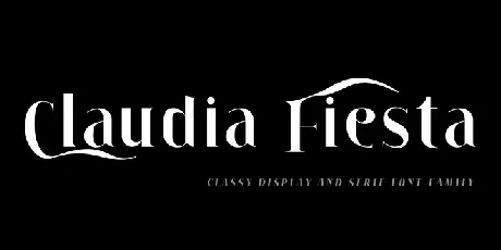 Claudia Fiesta font