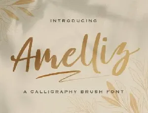 Amelliz Brush font