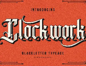 Clockwork font