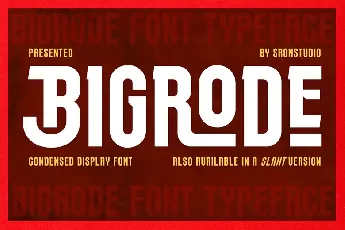 Bigrode font