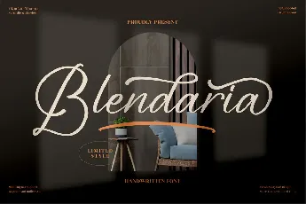 Blendaria font