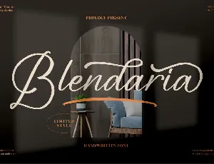 Blendaria font