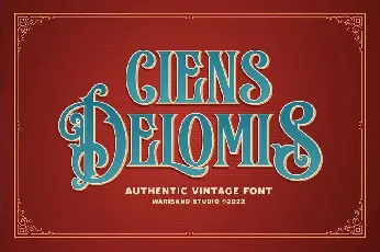 Ciens Delomis font