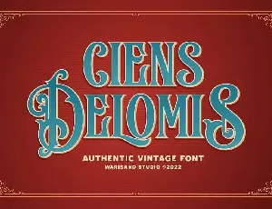 Ciens Delomis font