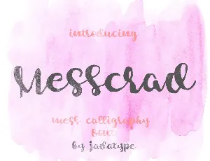 Messcrad font