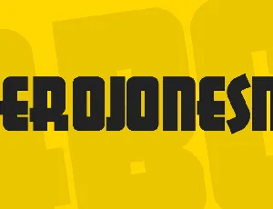 AerojonesNF font