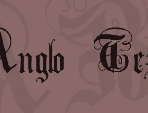 Anglo Text font