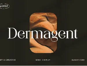 Dermagent font