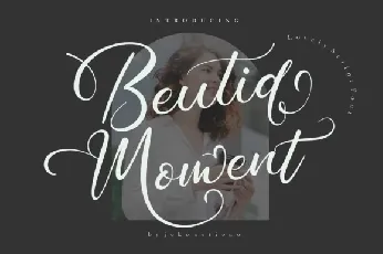 Beutiq Moment font