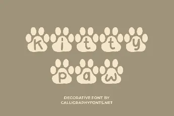 Kitty Paw font