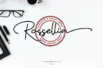 Rossellia font