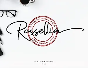 Rossellia font