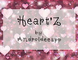 Heartz font