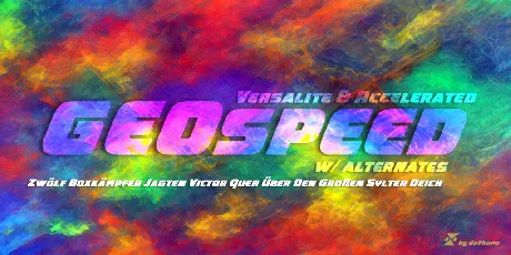 GEOspeed SC font