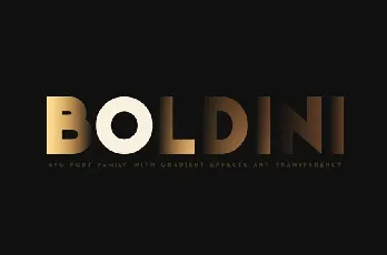 Boldini font