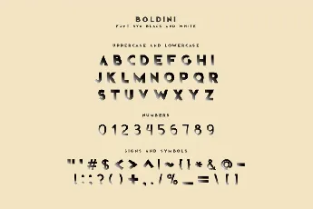 Boldini font