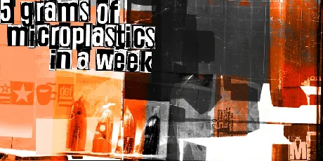 5 grams of microplastics in a week font