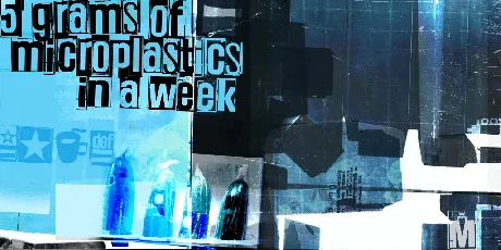 5 grams of microplastics in a week font