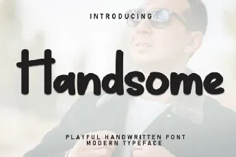 Handsome Display font